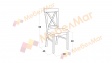 Трапезен стол Амару бял - изглед 6