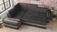 Ъглов диван Смарт с посока графит със сиво - изглед 4