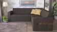 Ъглов диван Виола с посока кафяв - изглед 1
