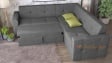 Ъглов диван Виола с посока сив - изглед 2