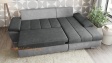 Ъглов диван Савона с посока графит със сиво - изглед 3