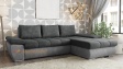 Ъглов диван Савона с посока графит със сиво - изглед 1