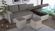 Ъглов диван Джулия универсален ъгъл графит със сиво - изглед 2