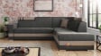 Ъглов диван Смарт с посока графит със сиво - изглед 2