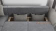 Ъглов диван Верона с посока графит със сиво - изглед 4