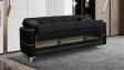 Диван Астон триместни черен - изглед 3