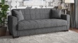 Диван Барато триместни сив - изглед 2