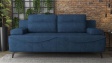 Диван Гретан триместни тъмно син - изглед 2