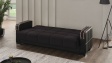 Диван Малатия триместни черен - изглед 4 - МебелМаг Диван Малатия триместни черен - изглед 4