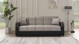 Диван Малатия триместни сив - изглед 2