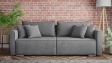 Диван Типо триместни сив - изглед 1 - МебелМаг Диван Типо триместни сив - изглед 1