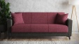 Диван Долче триместни бордо с черно - изглед 2 - МебелМаг Диван Долче триместни бордо с черно - изглед 2