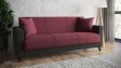 Диван Долче триместни бордо с черно - изглед 1 - МебелМаг Диван Долче триместни бордо с черно - изглед 1