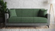 Диван Долче триместни зелен със сиво - изглед 2