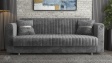 Диван Ваяна триместни сив - изглед 1