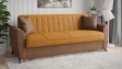 Диван Ялта триместни горчица - изглед 1 - МебелМаг Диван Ялта триместни горчица - изглед 1