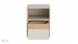 Нощно шкафче Векслин пясък с дъб маувела - изглед 4