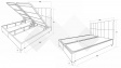 Боксспринг легло 160/200 Ализе с включен матрак Sleep Nuvia 160/200 тъмно зелен - изглед 4
