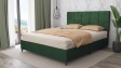 Боксспринг легло 160/200 Барона с включен матрак Sleep Nuvia 160/200 тъмно зелен - изглед 1
