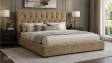 Тапицирана спалня 180/200 Деляра с включен матрак Sleep Nuvia 180/200 кафяв - изглед 1