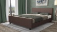 Тапицирана спалня 160/200 Елана с включен матрак Sleep Nuvia 160/200 кафяв - изглед 1
