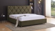 Тапицирана спалня 180/200 Фиора с включен матрак Sleep Nuvia 180/200 зелен - изглед 1