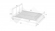 Тапицирана спалня 160/200 Гера с включен матрак Sleep Nuvia 160/200 кафяв - изглед 3
