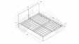 Тапицирана спалня 160/200 Мавира с включен матрак Sleep Nuvia 160/200 зелен - изглед 4