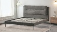 Тапицирана спалня 160/200 Нарелия с включен матрак Sleep Nuvia 160/200 сив - изглед 3
