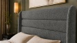 Тапицирана спалня 180/200 Велиса с включен матрак Sleep Nuvia 180/200 сив - изглед 3