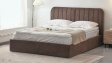 Тапицирана спалня 160/200 Виона с включен матрак Sleep Nuvia 160/200 кафяв - изглед 1