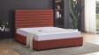 Тапицирана спалня 160/200 Зерина с включен матрак Sleep Nuvia 160/200 червен - изглед 1