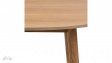 Трапезна маса Нагано неразтегателни дъб натурал - изглед 4