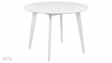 Трапезна маса Роксби неразтегателни бял - изглед 1