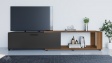 ТВ шкаф Ангел песаро с графит - изглед 2 - МебелМаг ТВ шкаф Ангел песаро с графит - изглед 2