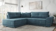 Ъглов диван Фабио с посока деним - изглед 1