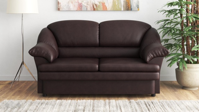 Диван Роси двуместни кафяв - МебелМаг Диван Роси двуместни кафяв