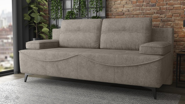 Диван Гретан триместни бежов