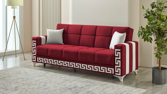 Диван Сабина триместни бордо