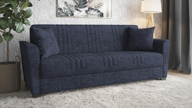 Диван Джина триместни деним - МебелМаг Диван Джина триместни деним