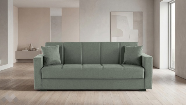 Диван Фиорина триместни зелен - МебелМаг Диван Фиорина триместни зелен