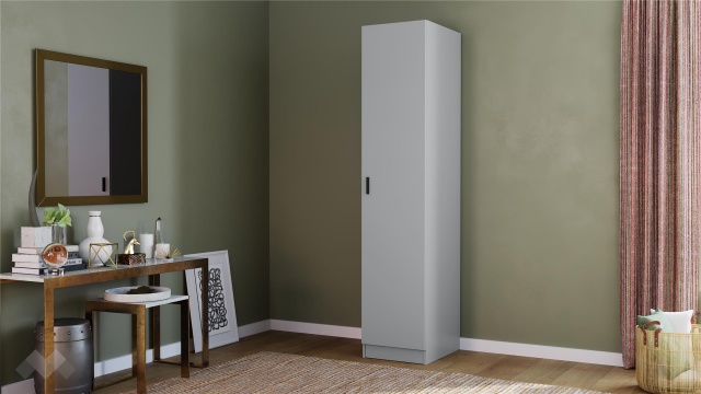 Гардероб Скай еднокрилни нардо сив