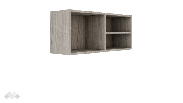 Етажерка Комо с открити рафтове дъб ърбан ойстър