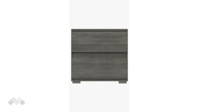 Нощно шкафче Латте тъмен норвежки бор - МебелМаг Нощно шкафче Латте тъмен норвежки бор