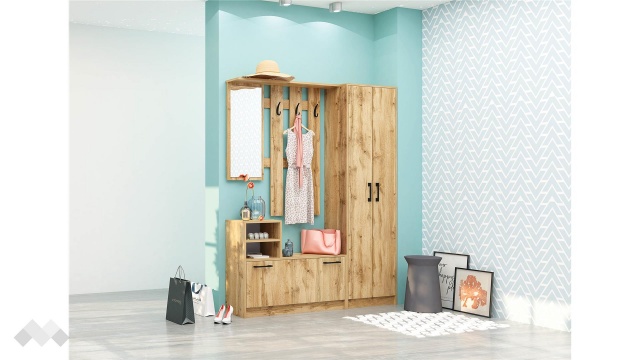 Портманто Микел дъб вотан светъл