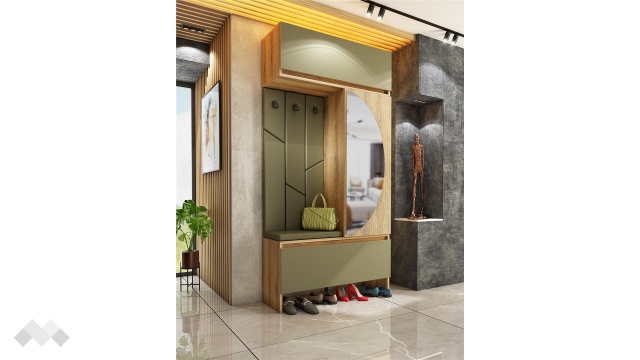 Портманто Торо дъб евок с маслина