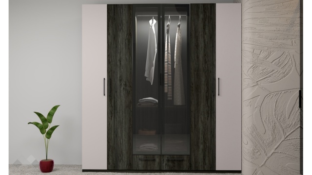 Гардероб Лондон шесткрилни дъб герано с кашмир