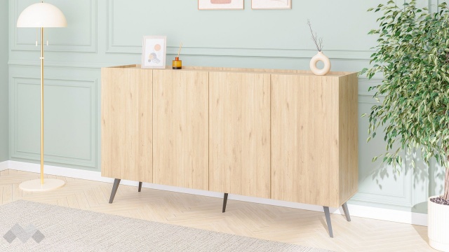 Скрин Лени дъб флорида - МебелМаг Скрин Лени дъб флорида