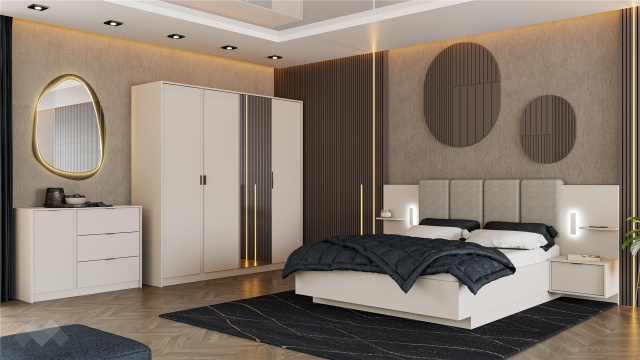 Спален комплект Кашмир кашмир - МебелМаг Спален комплект Кашмир кашмир