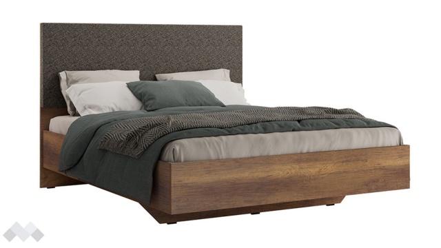Спалня 160/200 Огняна с включен матрак Бонел 160/200 орех осло